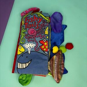 Jellycat First Steps Fishy Tails Soft Book